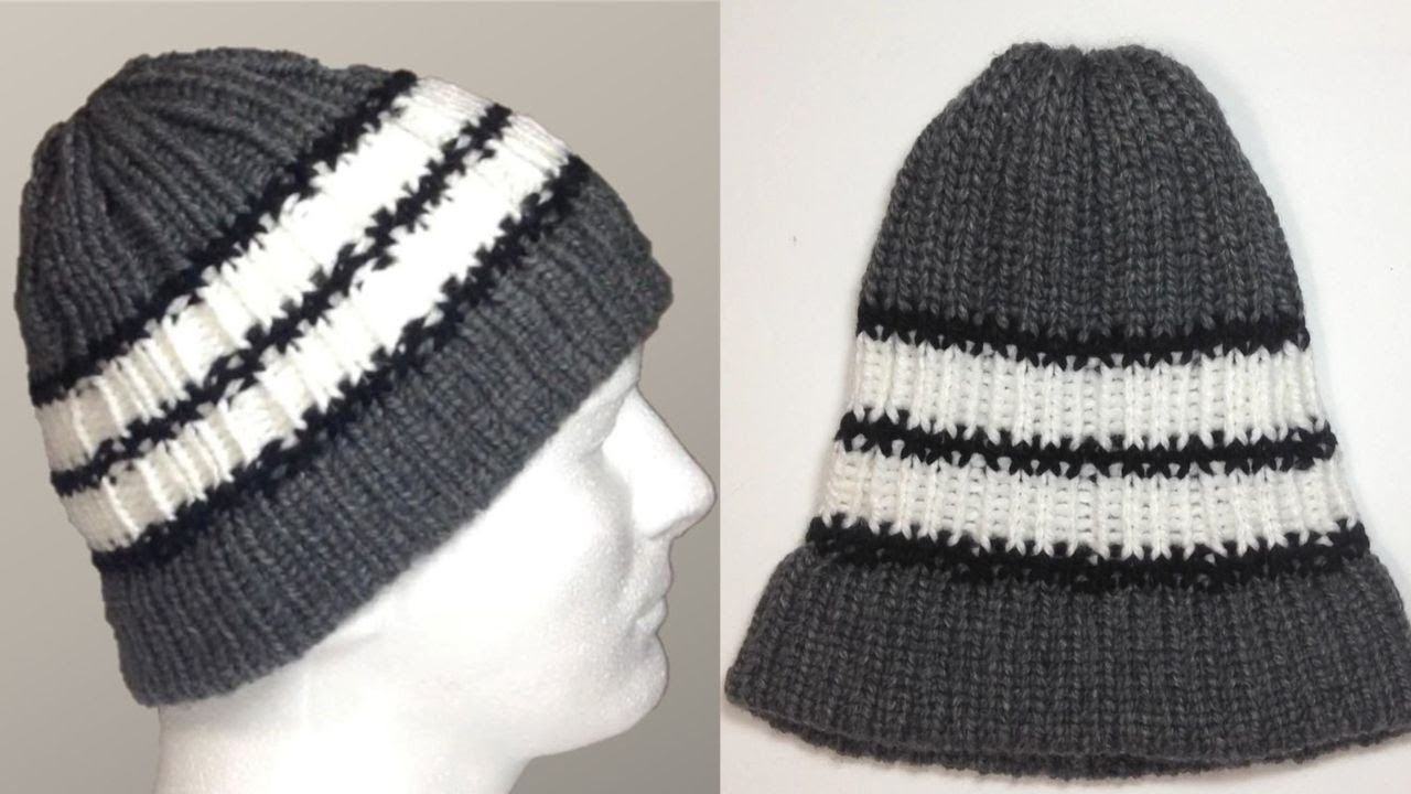 GORRO Fácil Para HOMBRE - Tutorial para Principiantes