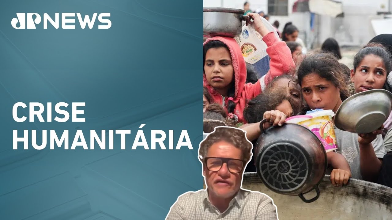 Faixa de Gaza tem cinco mortos por fome em 24 horas; José Niemeyer comenta conflitos
