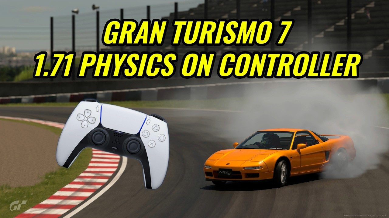 Новая физика Gran Turismo 7 для игры на контроллере &mdash; обновление 1.71