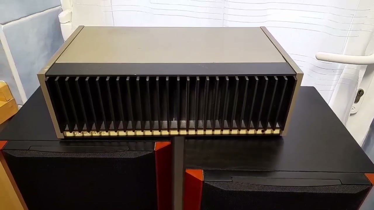 Quad amplifier current dumping quad 405 mk1 stereo poweramp UK made