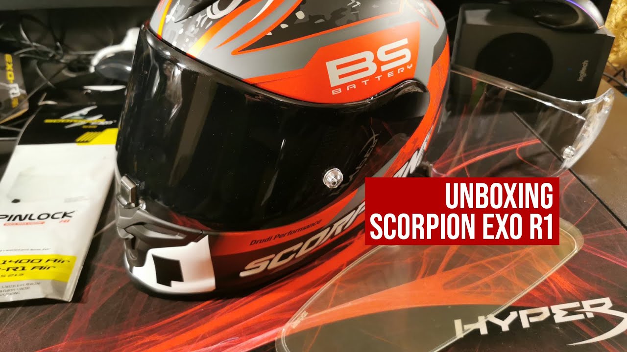 Unboxing casca Scorpion EXO R1 Fabio replica - S03E09