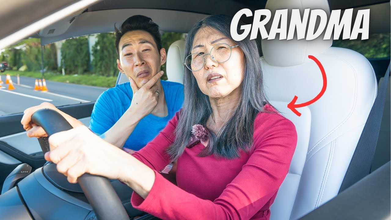 I Tried Teaching My Mom How to Drive a Tesla