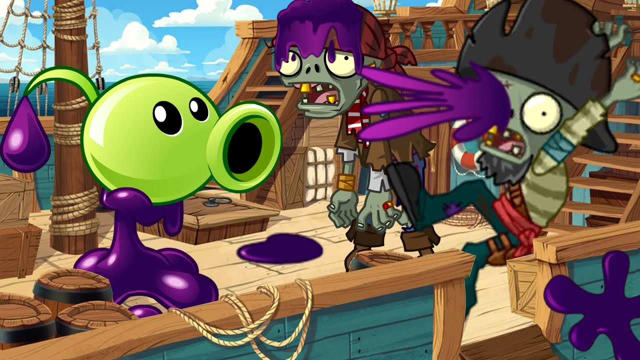 Липкий Горохострел начинает обстрел. РАСТЕНИЯ против ЗОМБИ 2 или PLANTS vs ZOMBIES 2. Серия 186
