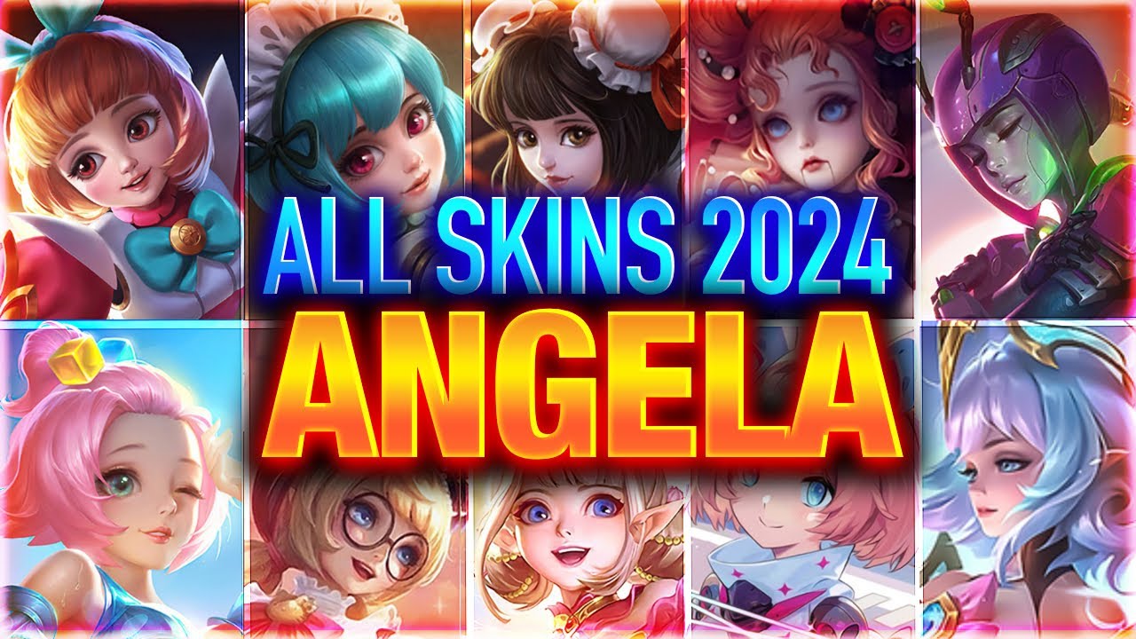 ANGELA ALL SKINS 2024 | Mobile Legends