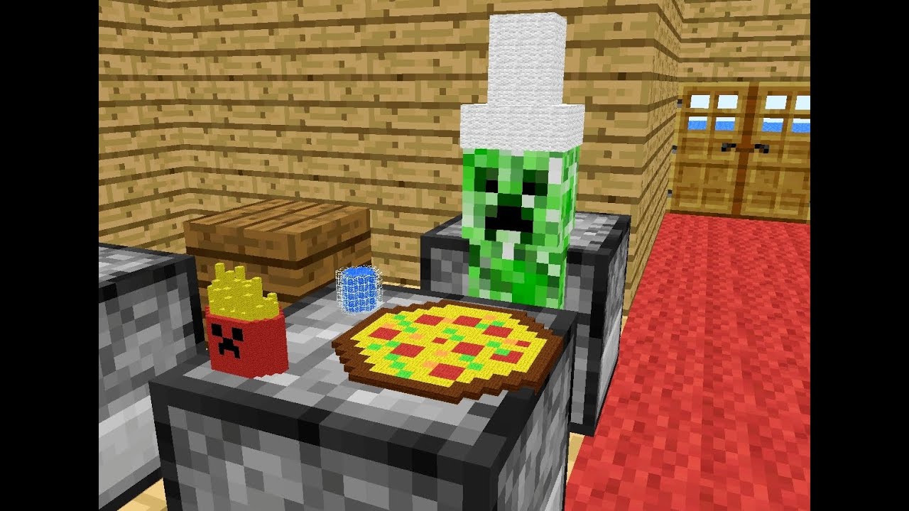 Monster School: Cooking - Minecraft Animation
