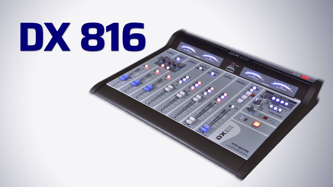 Solidyne DX816 - digital compact mixer for broadcasting