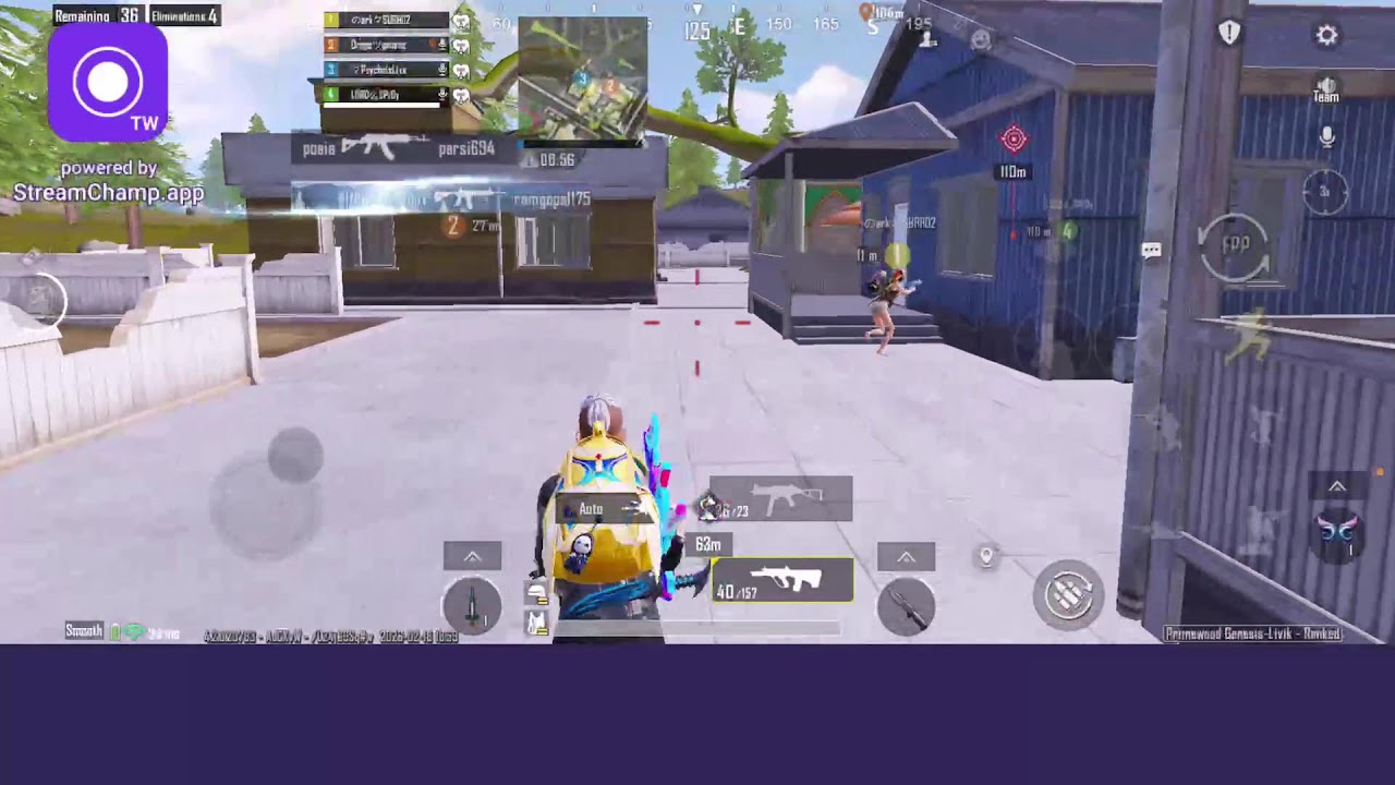Broadcast powered by StreamChamp