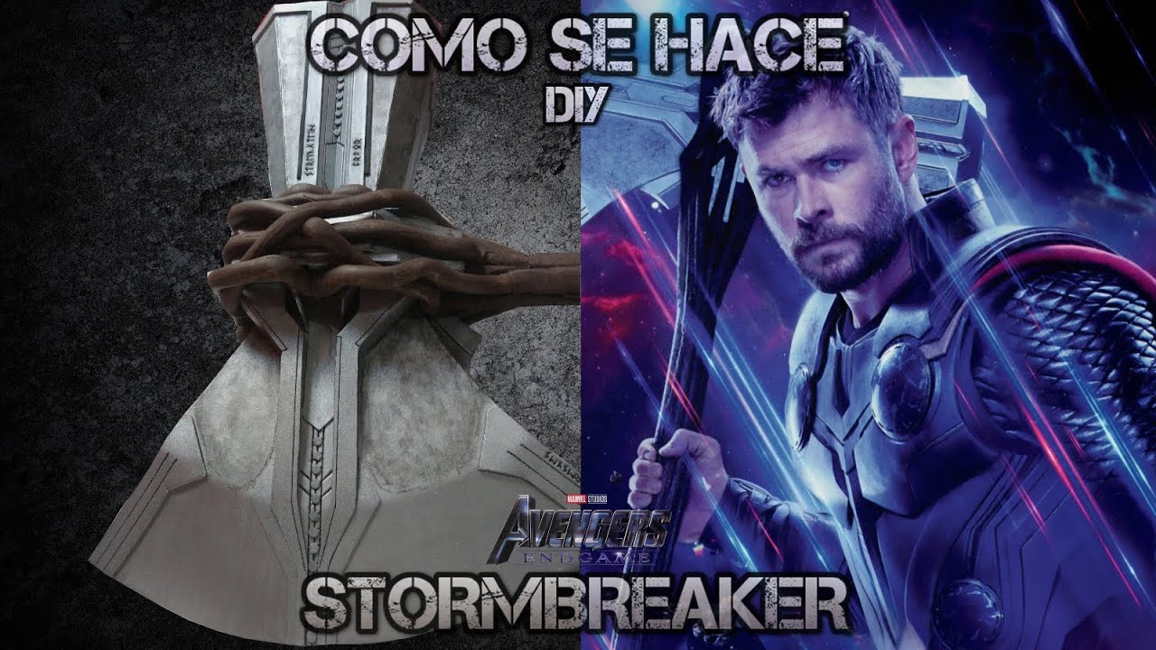 Como Se Hace: Stormbreaker Thor Avengers Infinity War/End Game - Marvel Goma Eva DIY