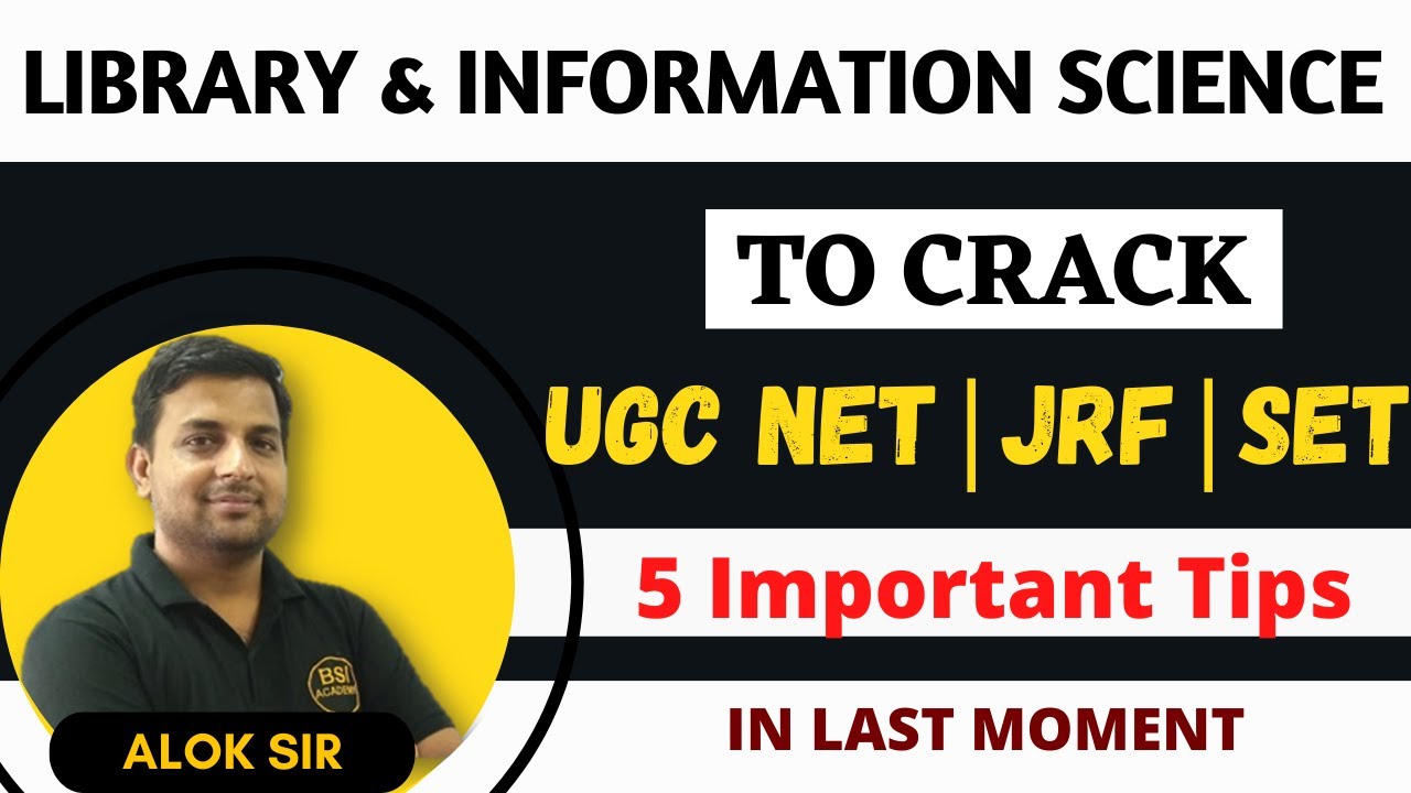 5 Importants Tips to Crack NTA UGC NET JRF 2023 Library Information and Science