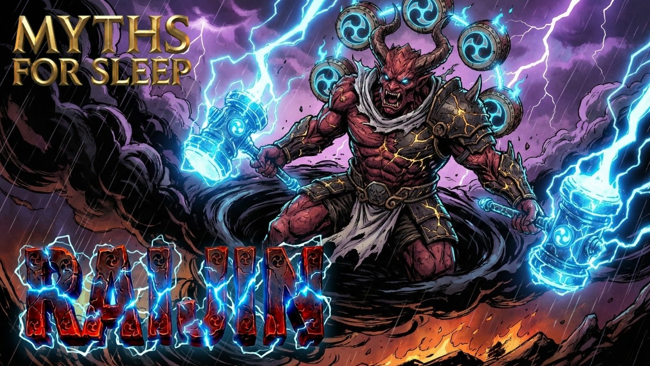 The Drums of the Sky Raijin | Japanese Mythology | Myths for Sleep