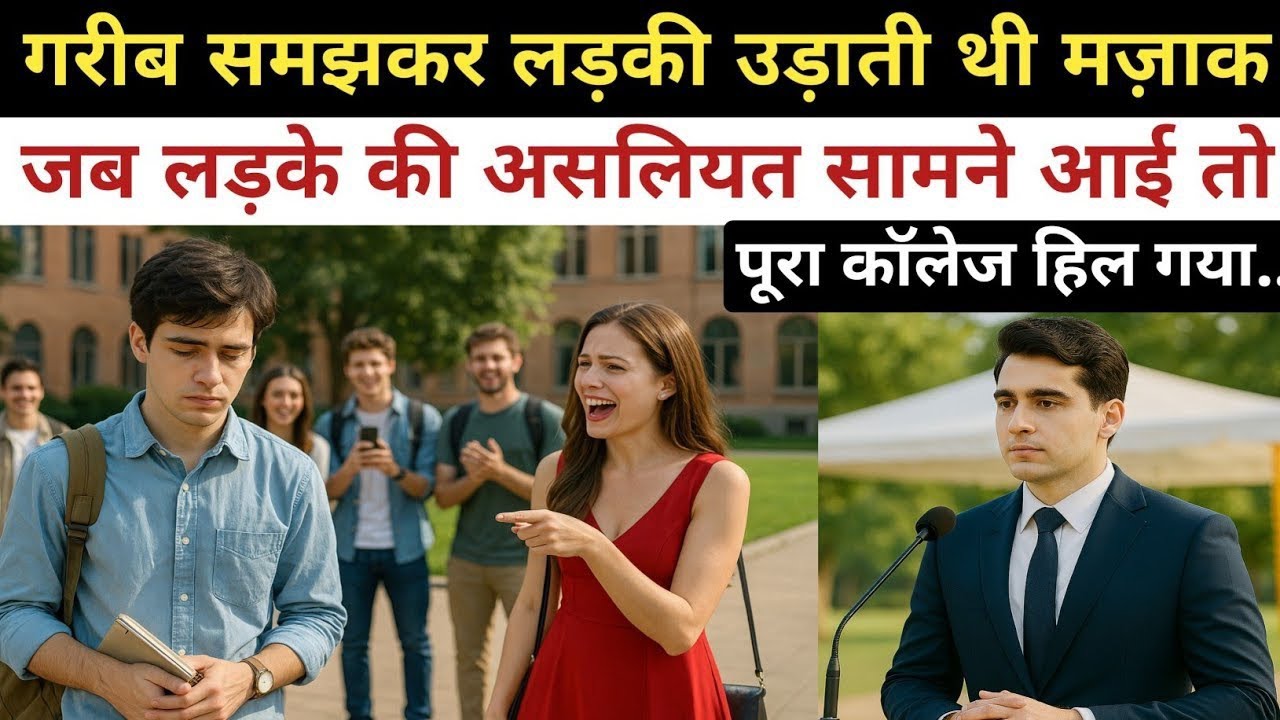 गरीब समझकर लड़की उड़ाती थी मज़ाक, जब सच्चाई पता चली तो पूरा कॉलेज हिल गया!