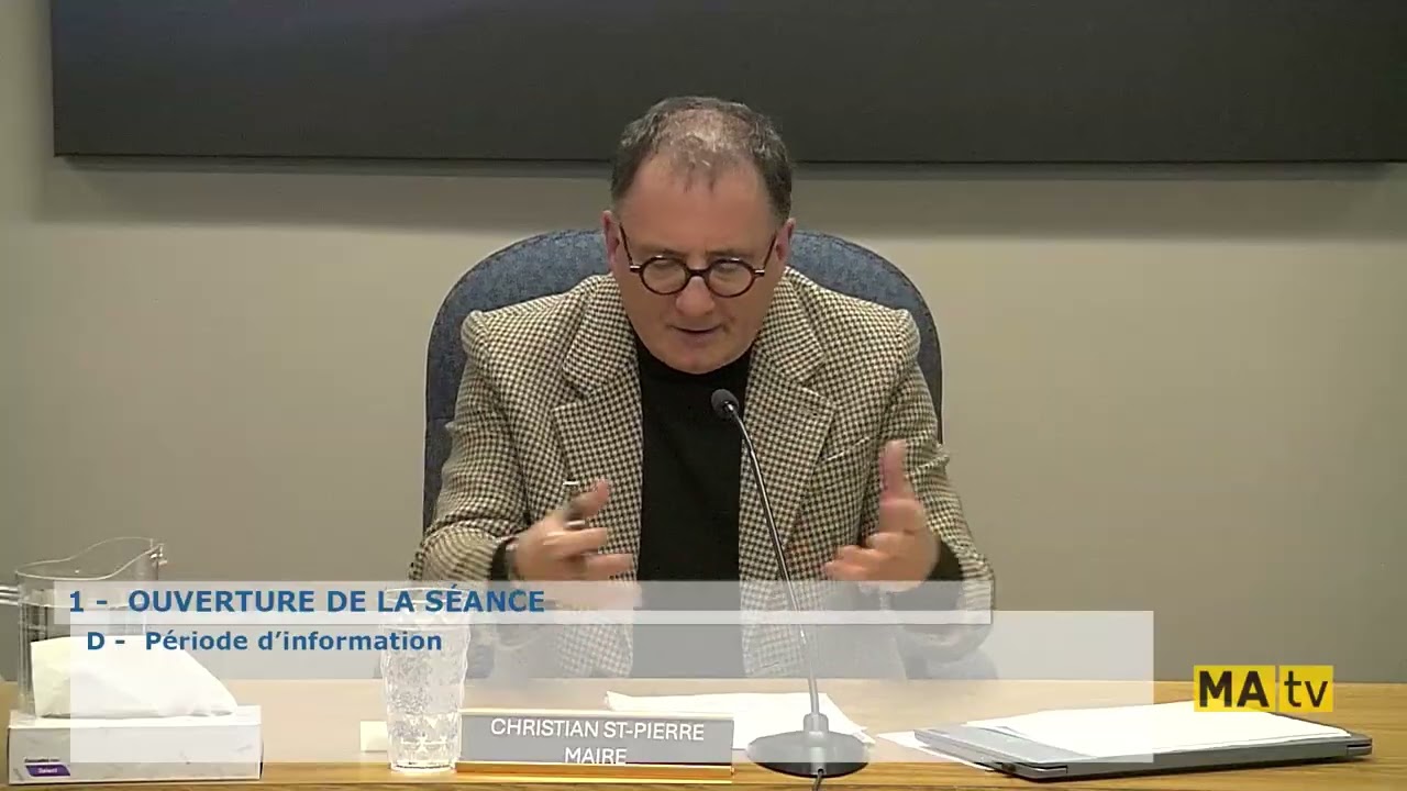 Conseil de Ville 2026 - 13 janvier