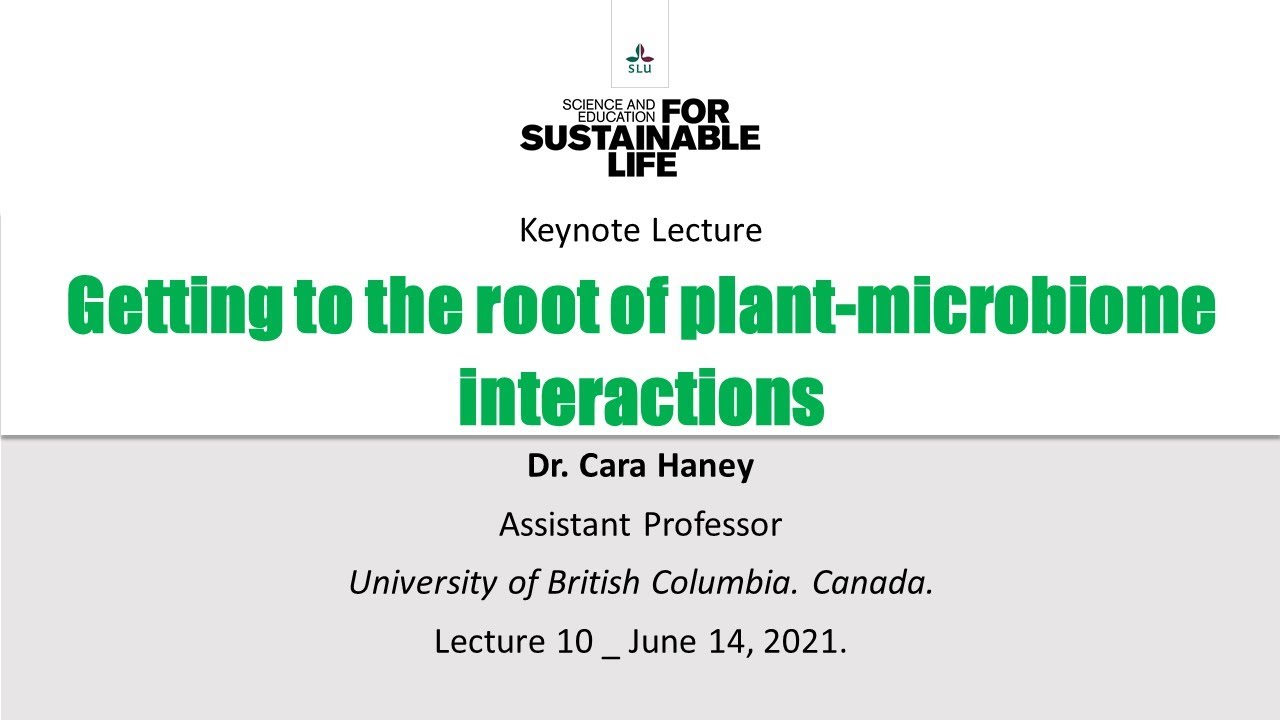 Getting to the root of plant-microbiome interactions _ Cara Haney [PPI 2021]