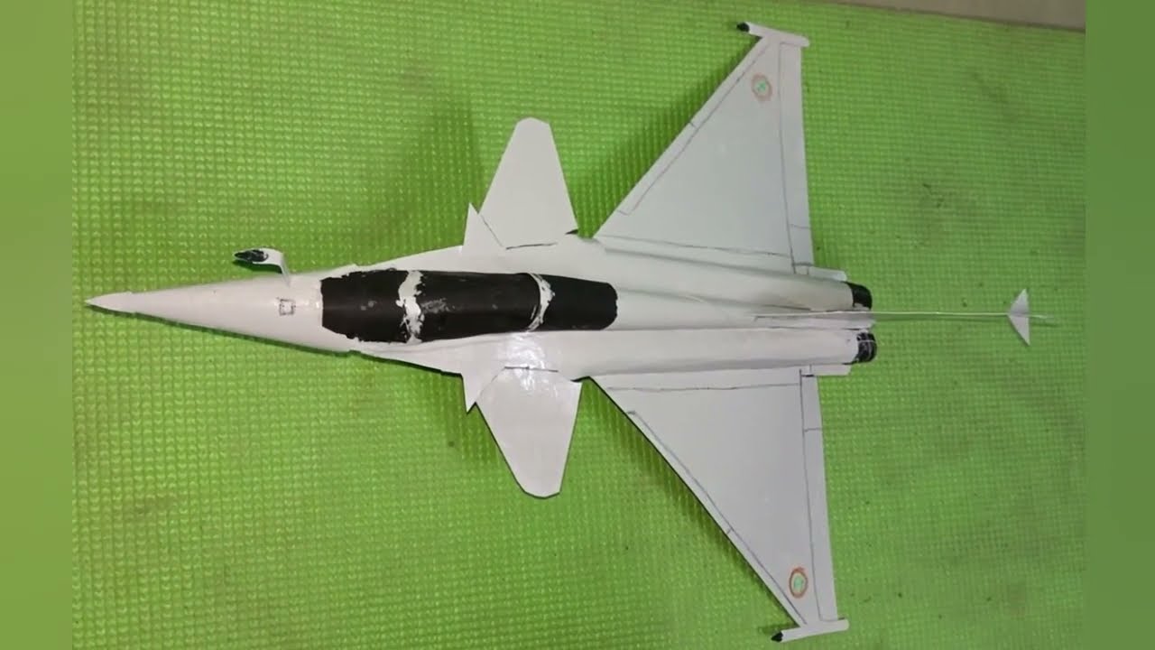 How to make Used Craft paper DIY Rafale Jet fighter plane #fighterjet #fighterplane #youtubevideo