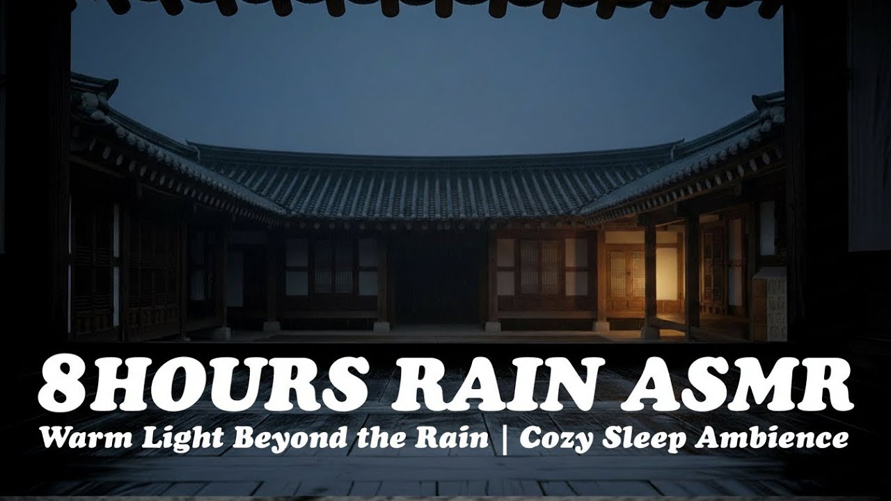 Warm Light Beyond the Rain | Cozy Sleep Ambience