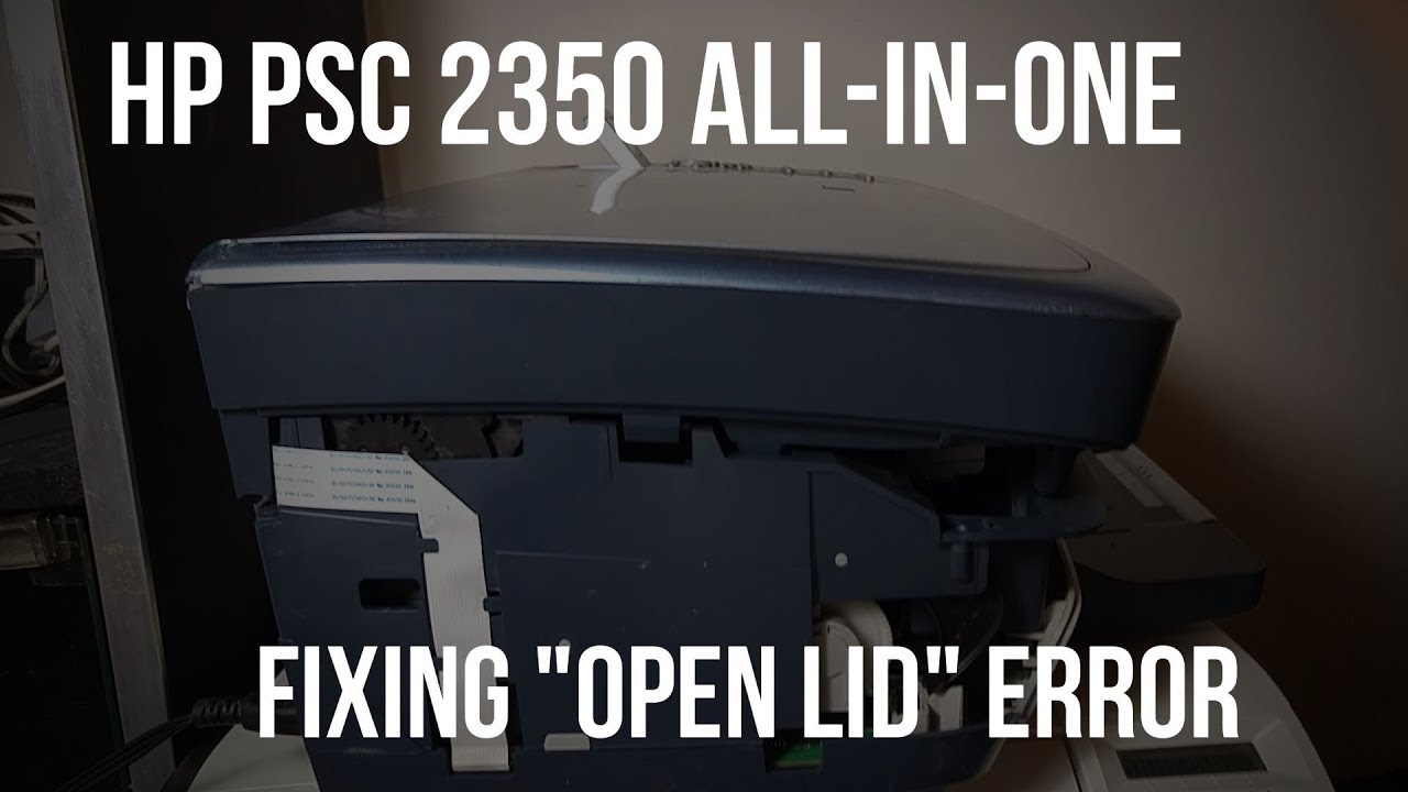 HP PSC 2350 ALL-IN-ONE - fixing  