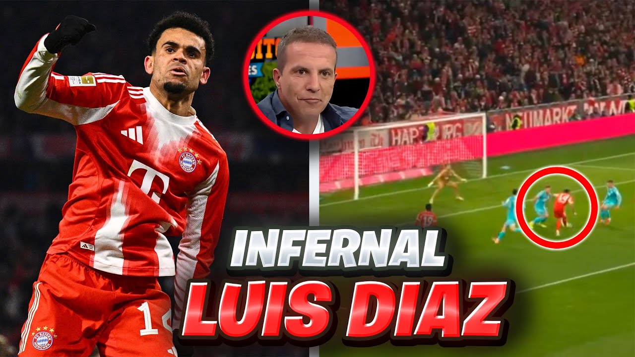 ASI REACIONA PRENSA EUROPEA a TRIPLETE de GOLES de LUIS DIAZ BAYERN MUNICH vs HOFFENHEIM