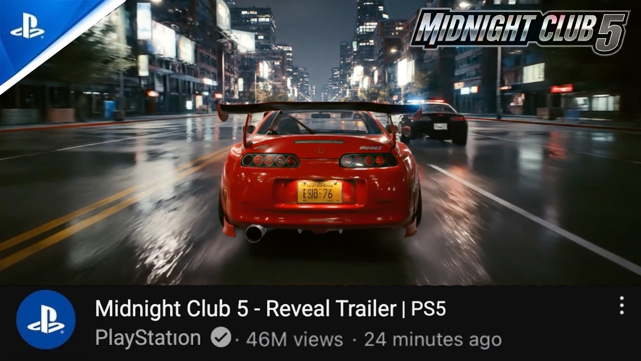 Midnight Club 5 &mdash; Первый трейлер | Rockstar | PS5