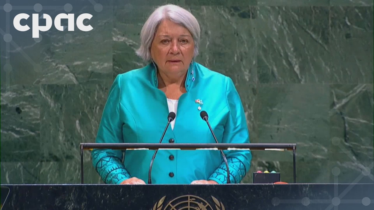 GG Mary Simon speaks at UN forum on Indigenous issues &ndash; April 20, 2026