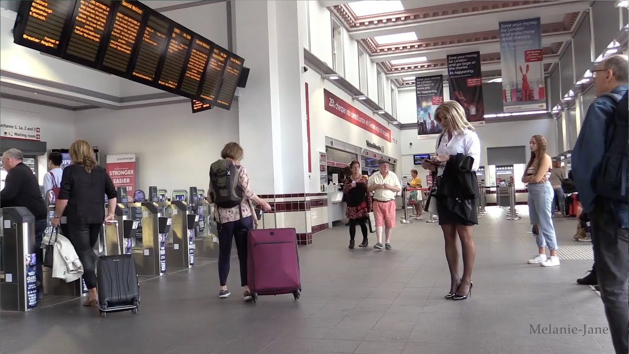 Melanie-Jane Catches A Train Home From Cambridge