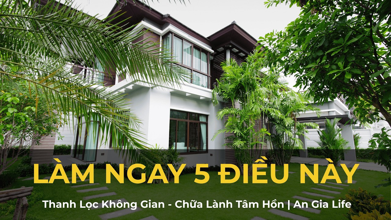 5 Điều Bạn Có Thể Làm Ngay Thanh Lọc Không Gian - Chữa Lành Tâm Hồn | An Gia Life