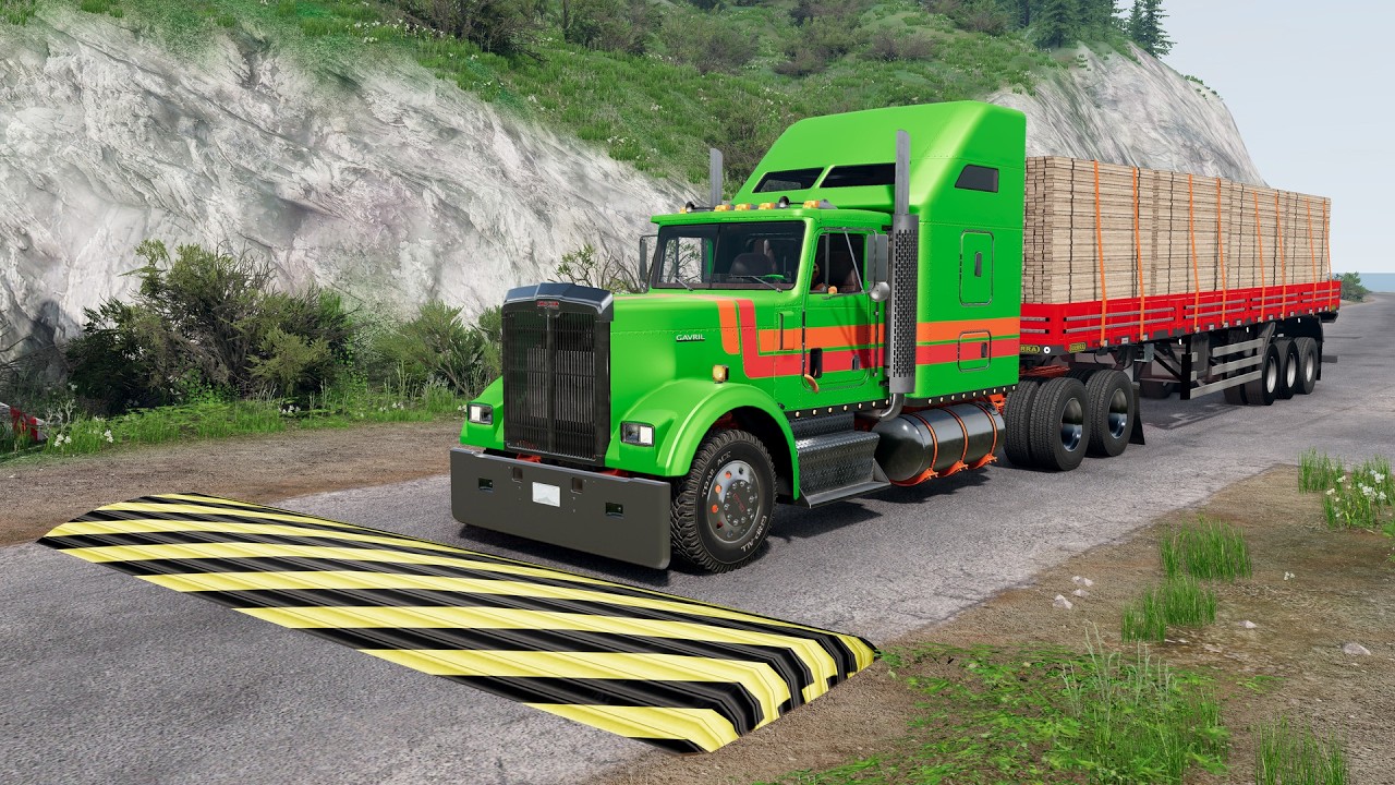 Trucks vs SpeedBump