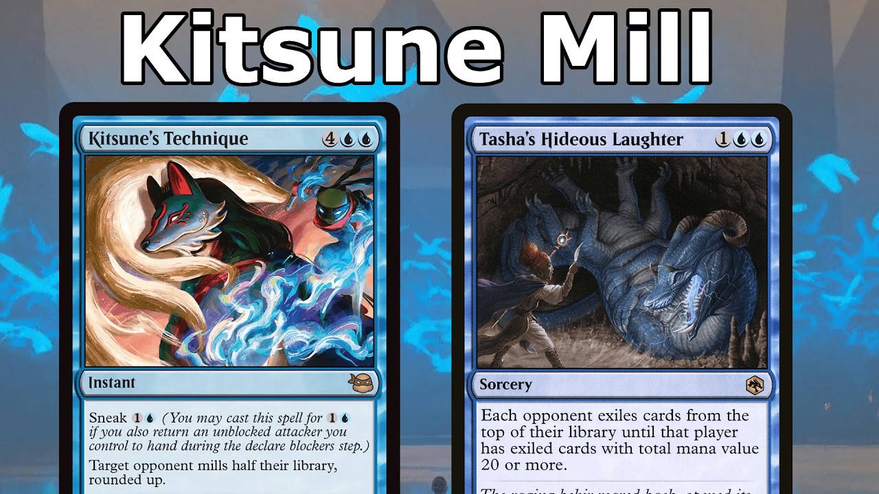 MILL HALF YOUR LIBRARY!  Kitsune's Technique Mill Legacy MTG