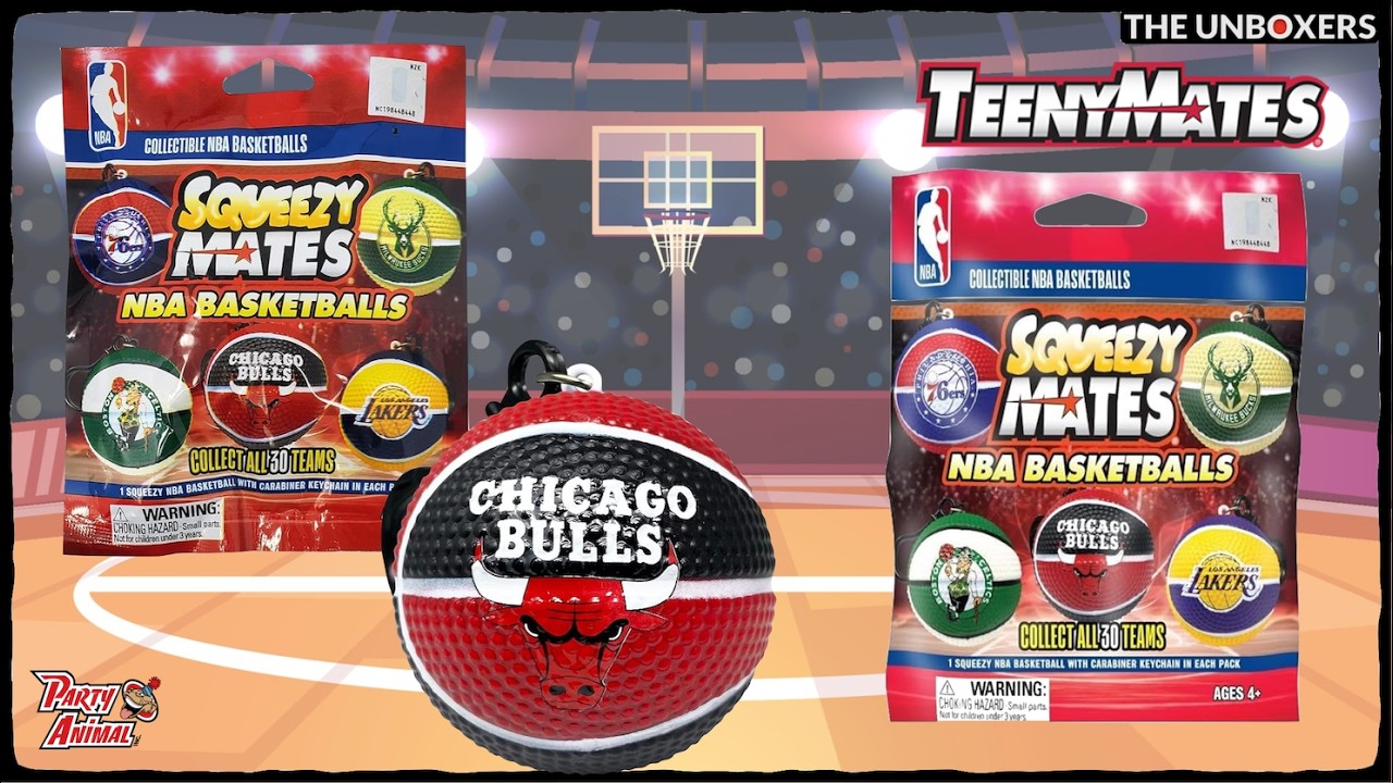 NBA Squeezymates Squeezy Basketballs by Party Animal