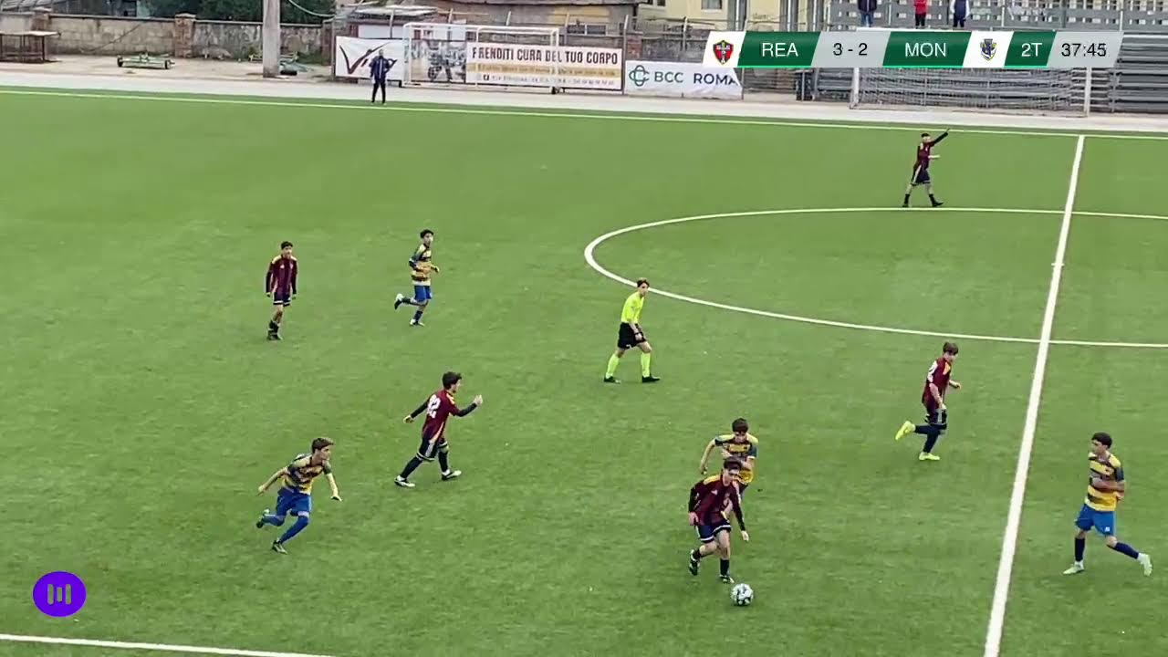 Diretta Giovanissimi Regionali U15 - Girone B : Real Monterotondo  vs Monterotondo 1935.