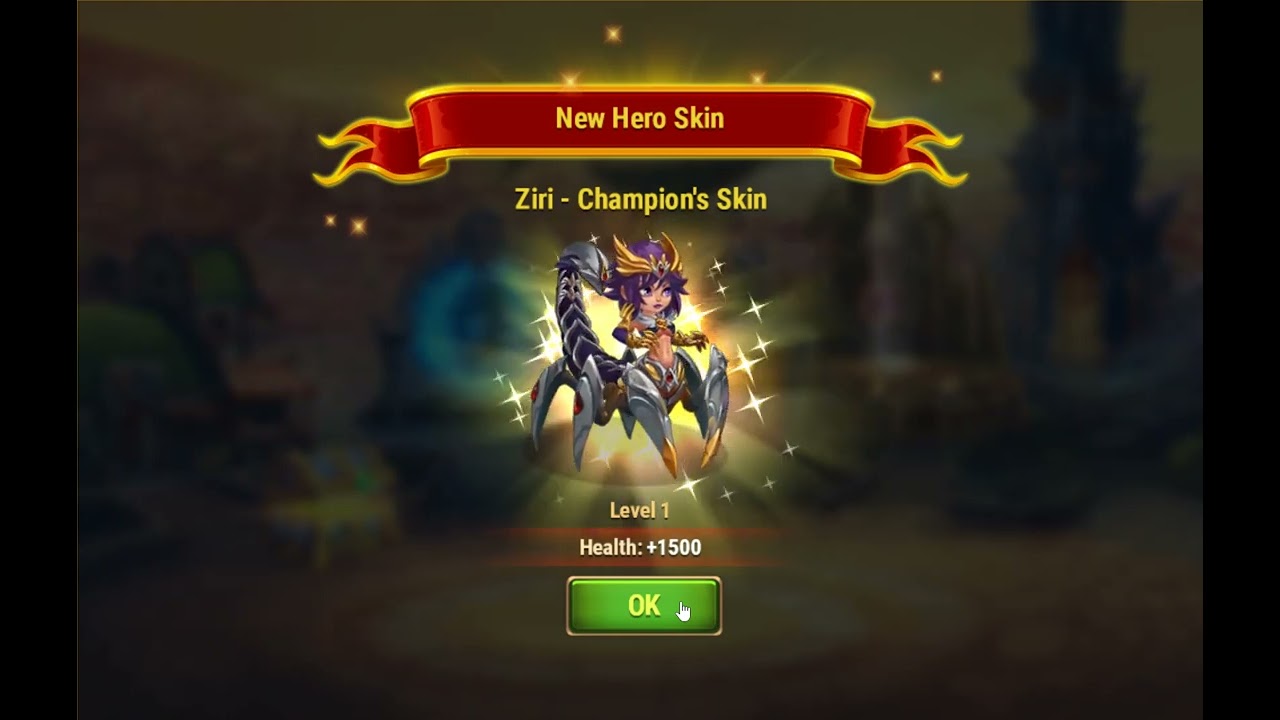 Champion Skin for Ziri #HeroWars