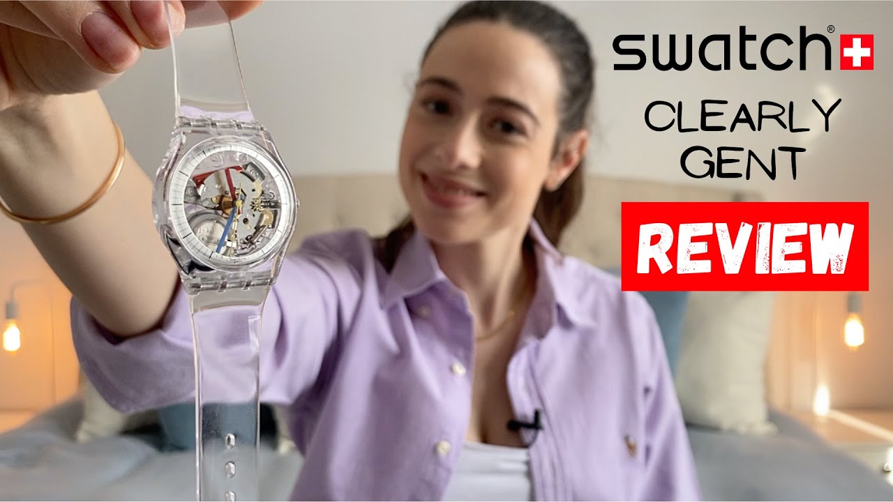 Swatch Clearly Gent Watch Unboxing + Review | Swatch Watch | Swiss Made | Clear Jelly | REF.SO28K100