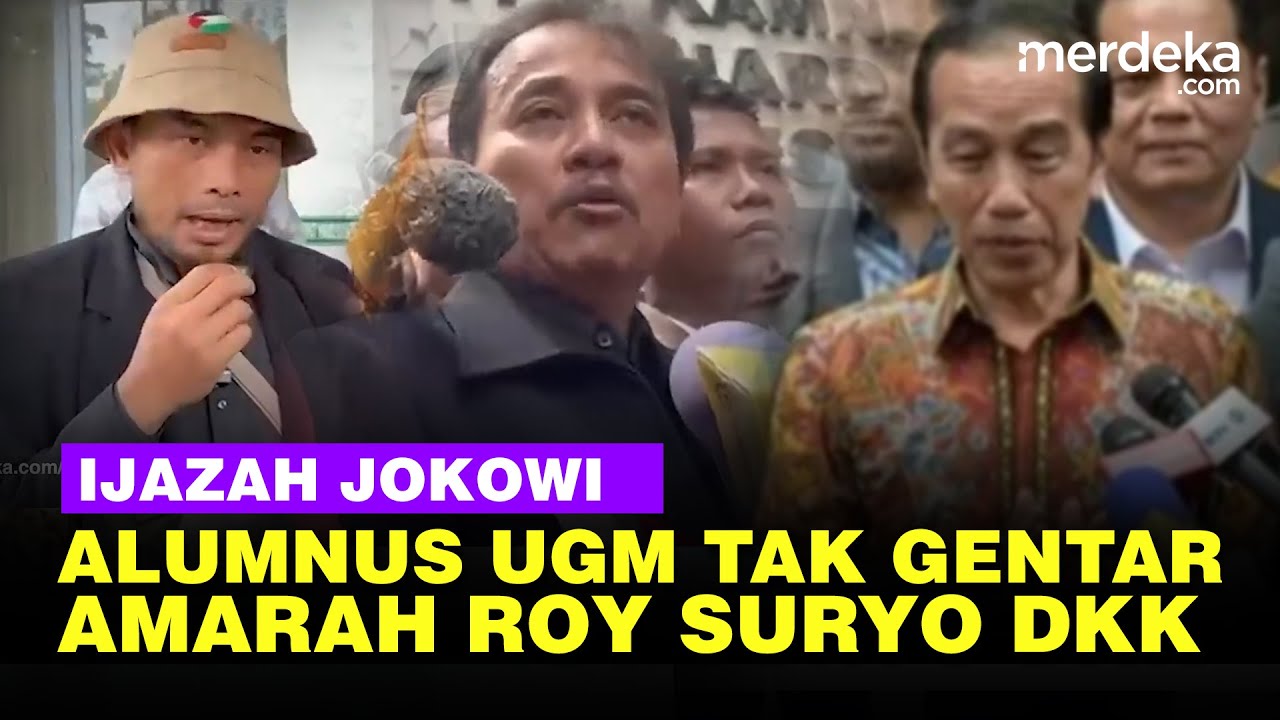 [Full] Alumnus UGM Tak Gentar Gugatan Ijazah Jokowi, Roy Suryo Dkk Terus Melawan Meski Tersangka