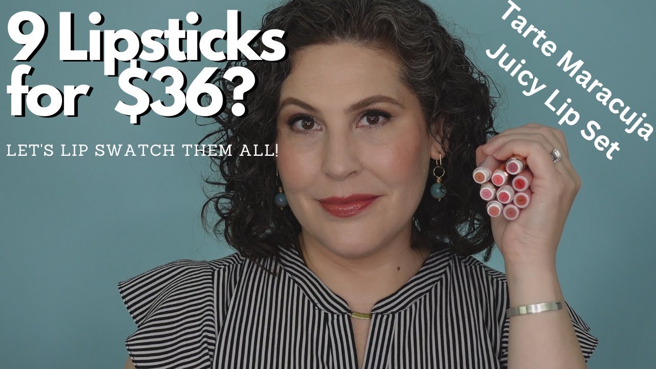 I Got A 9 Piece Tarte Maracuja Lip Set for $36! Juicy Lip, Juicy Plump & Juicy Creme