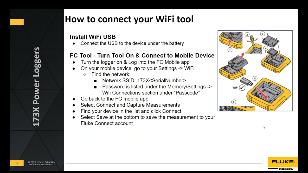 Fluke Connect Web Workshop: How to connect the Fluke Connect mobile app to Wi Fi enabled tools