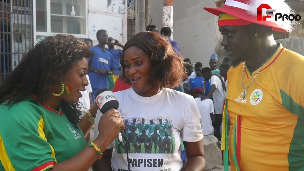 l'ambiance avant match avec le grand batteur Talla Hanne