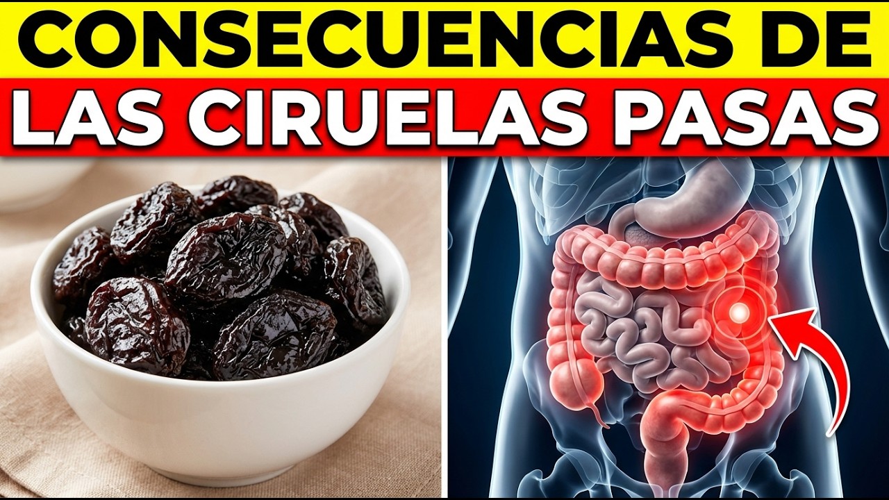 ¿Estreñimiento y Cansancio? Come 3 Ciruelas Pasas Diarias y Mira el Cambio
