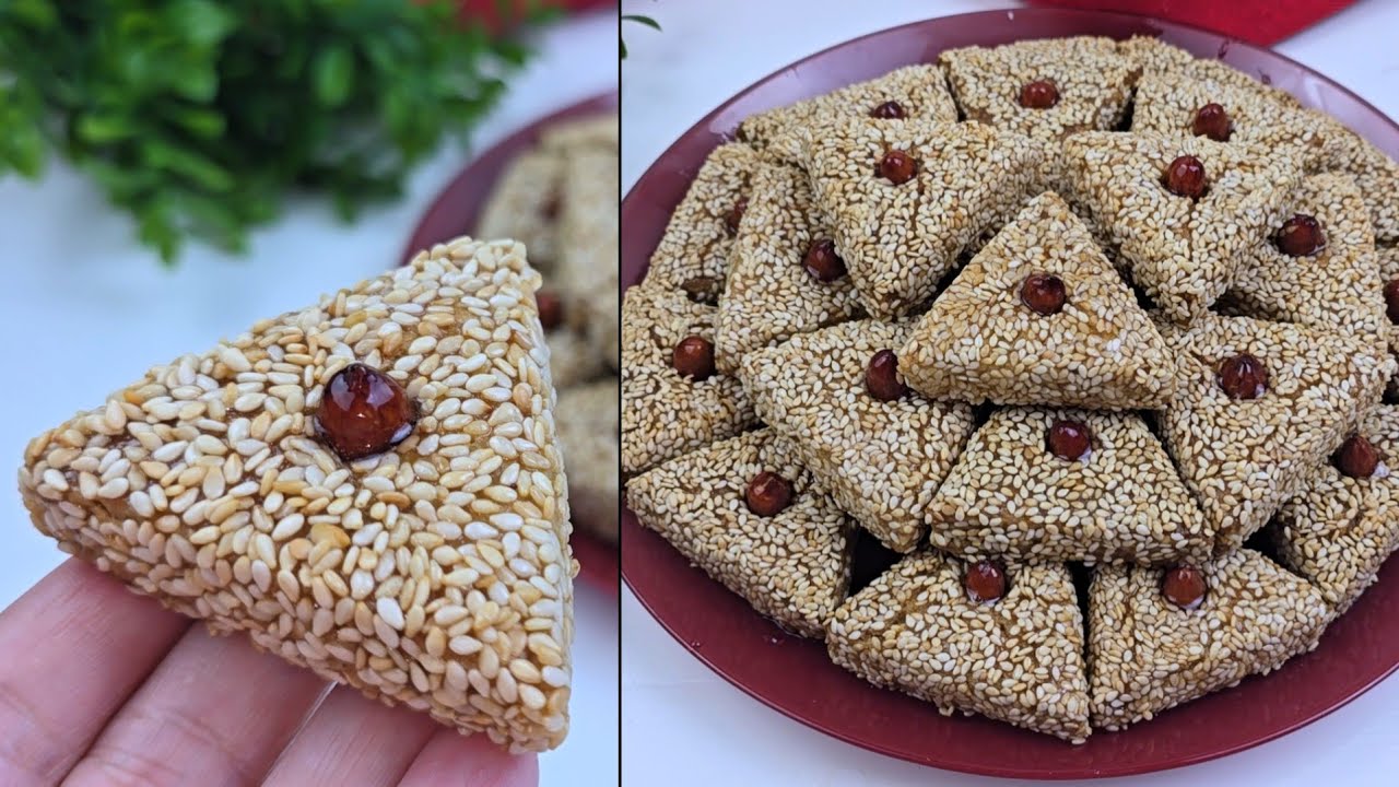جلجلانية معسلة بزاااااااف بنينة توالم للعيد .. وصفة سهلة و سريعة التحضير