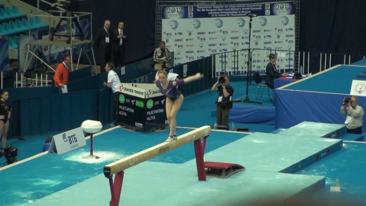 Aliya Mustafina QF BB Euros 2013