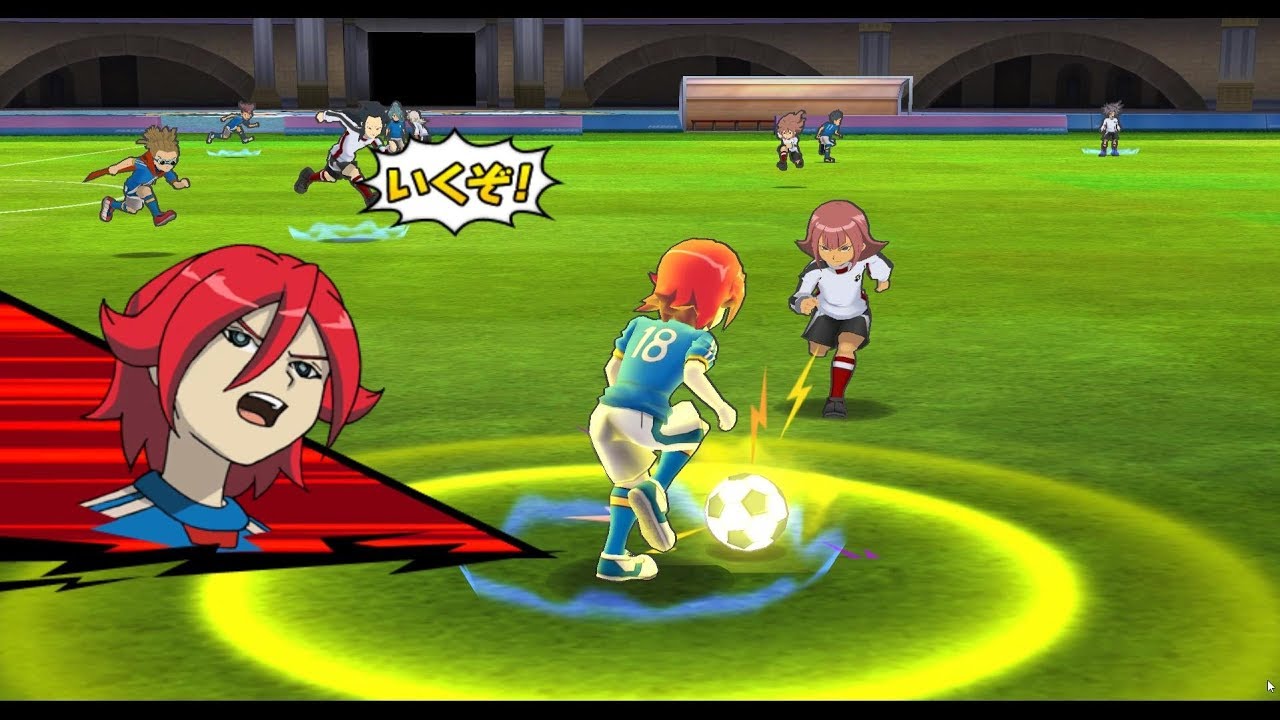 Inazuma Eleven Go Strikers 2013 Inazuma Japan Vs Neo Japan Wii 1080p (Dolphin/Gameplay)