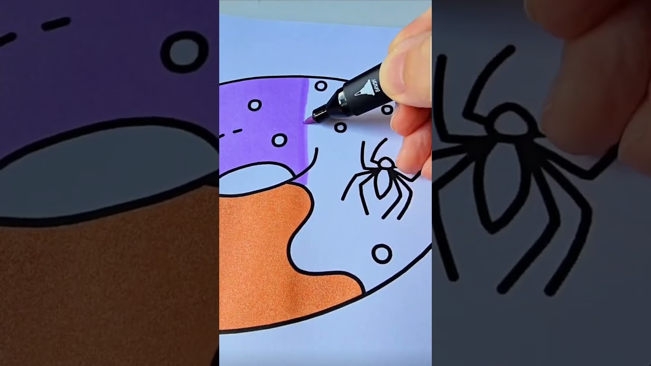 🎃 Halloween coloring sets the holiday mood &mdash; colors bring magic and vibes 👻✨