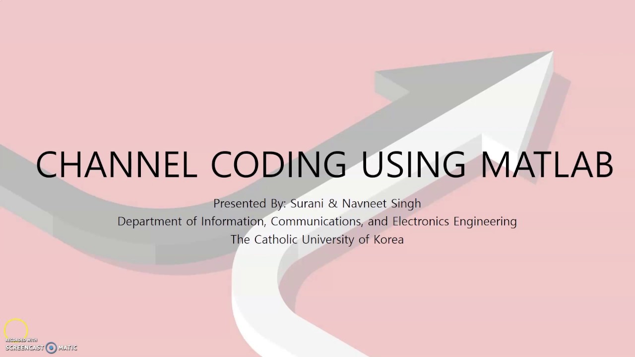 Channel Coding using Matlab