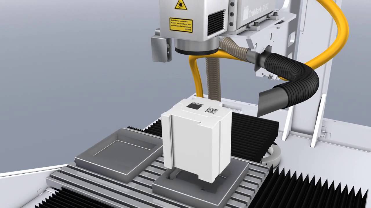 TRUMPF laser marking TruMark Station 5000   Characters of Light