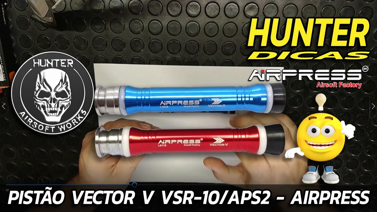 PISTÃO 90º VSR-10/APS2 VECTOR - HUNTER DICAS AIRPRESS #48