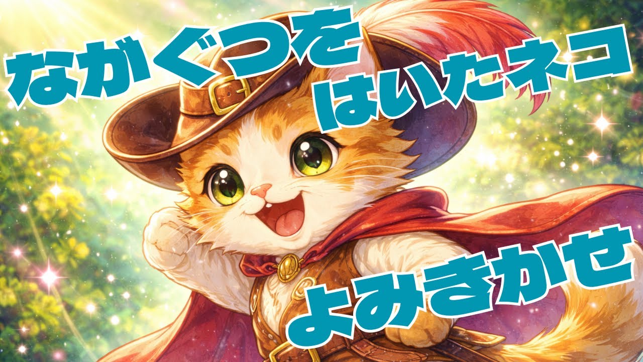 ながぐつをはいたネコ(長靴を履いたネコ)【絵本読み聞かせ】【寝かしつけ】【低音ボイス】