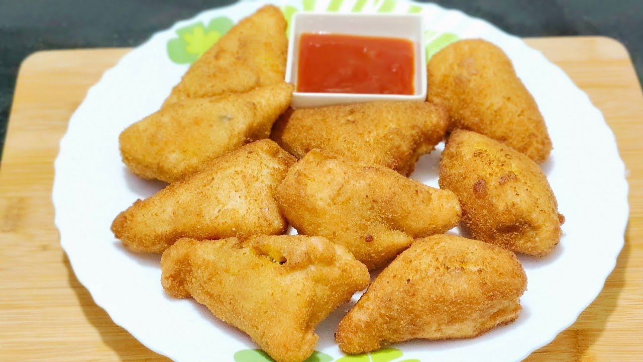 Chicken Bbread samosa Recipe  | Iftar special | chicken Bread samosa snake Recipe | Ramzan special