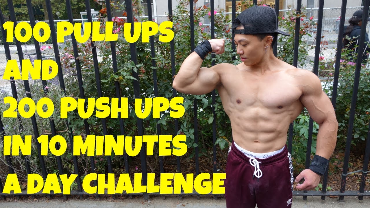 100 Pull ups and 200 Push ups in 10 Minutes a Day Challenge - CF | Thats Good Money
