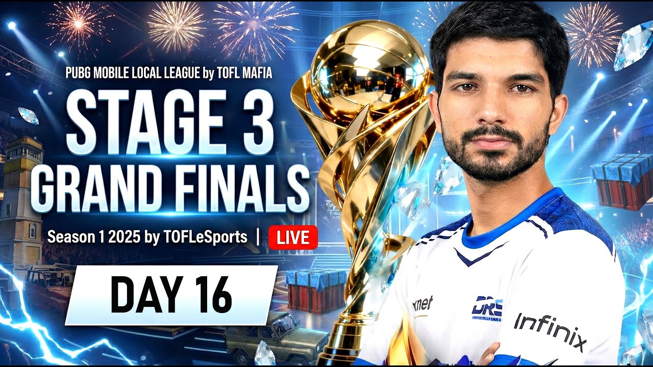 [UR] PMLL Day 16 PUBG MOBILE LOCAL LEAGUE by TOFL MAFIA | STAGE 3 FINALS Week Season 1