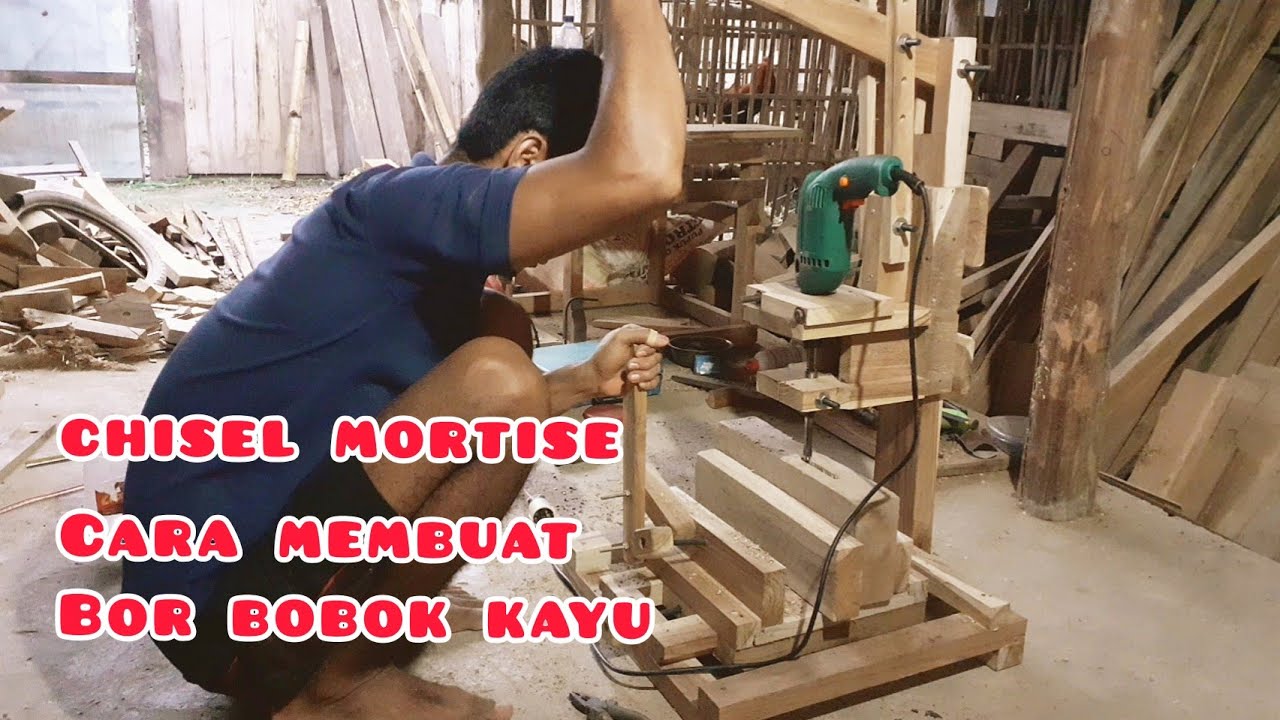 Учебное пособие по изготовлению деревянного реечного станка Mortiser Carpenter Skills