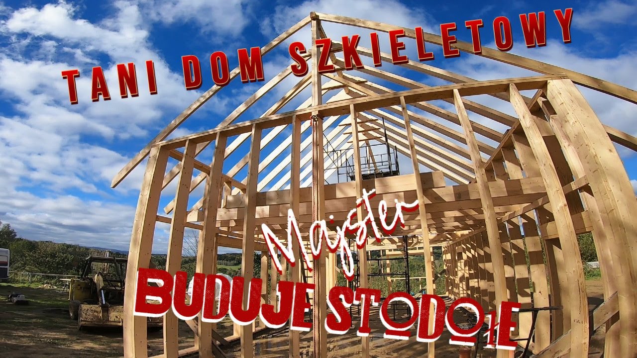Tani #dom szkieletowy budowa domu 70m2 jaki dach? jak samemu postawić krokwie
