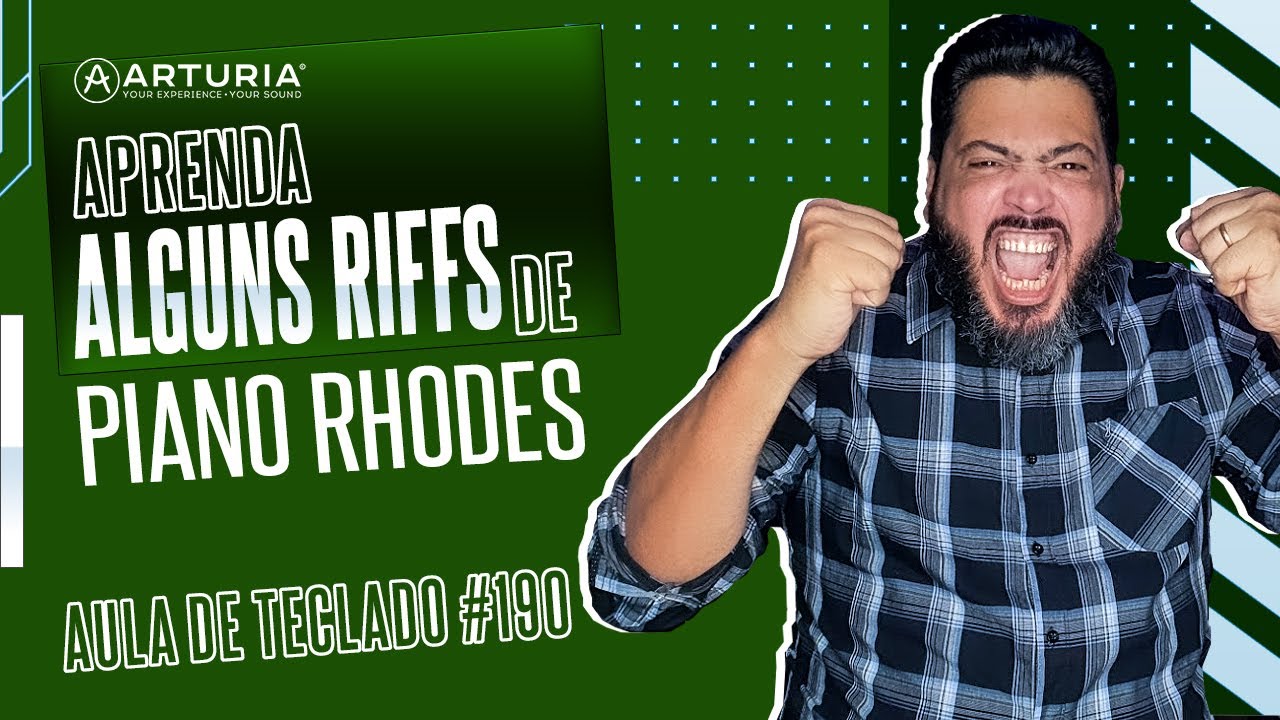 Vamos aprender alguns Riffs de Piano Rhodes - Aula de Teclado 